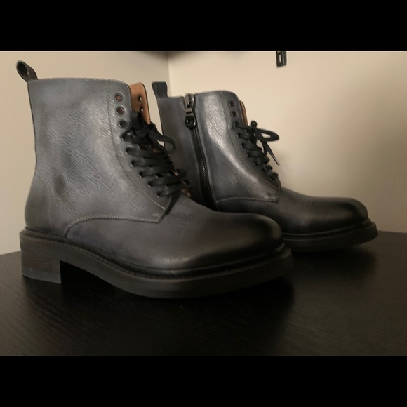 FRYE Alice Leather Combat Boots US Women’s size 10 - Picture 5 of 11